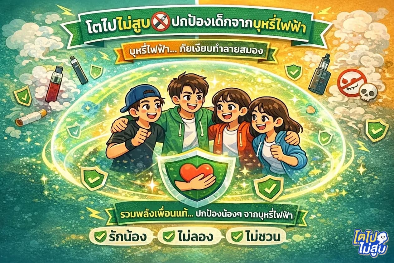 เพื่อนช่วยเพื่อน คือ เกราะป้องกัน
