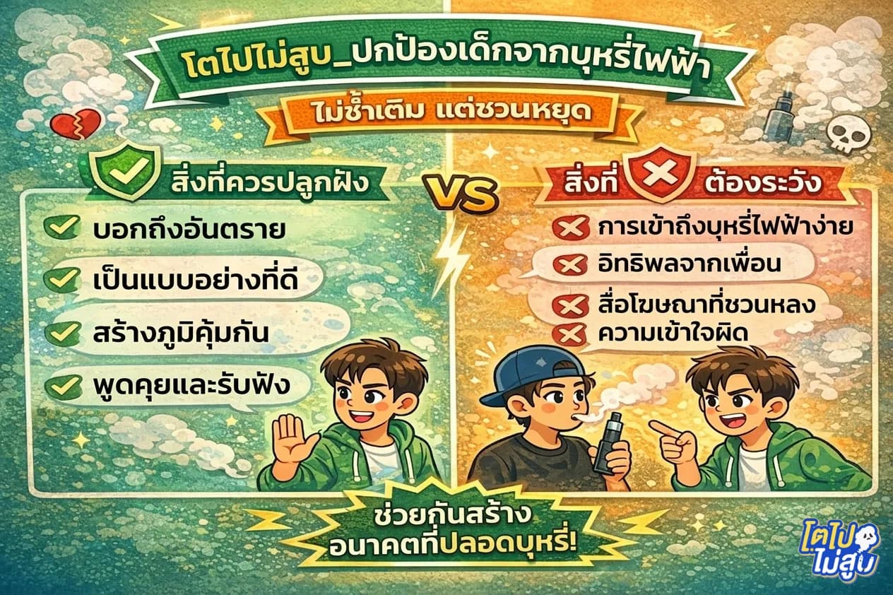 ถ้าเพื่อนสูบ เราควรทำยังไง?