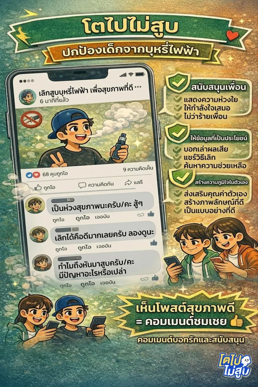 Cyber เพื่อนดี เตือนกันในออนไลน์