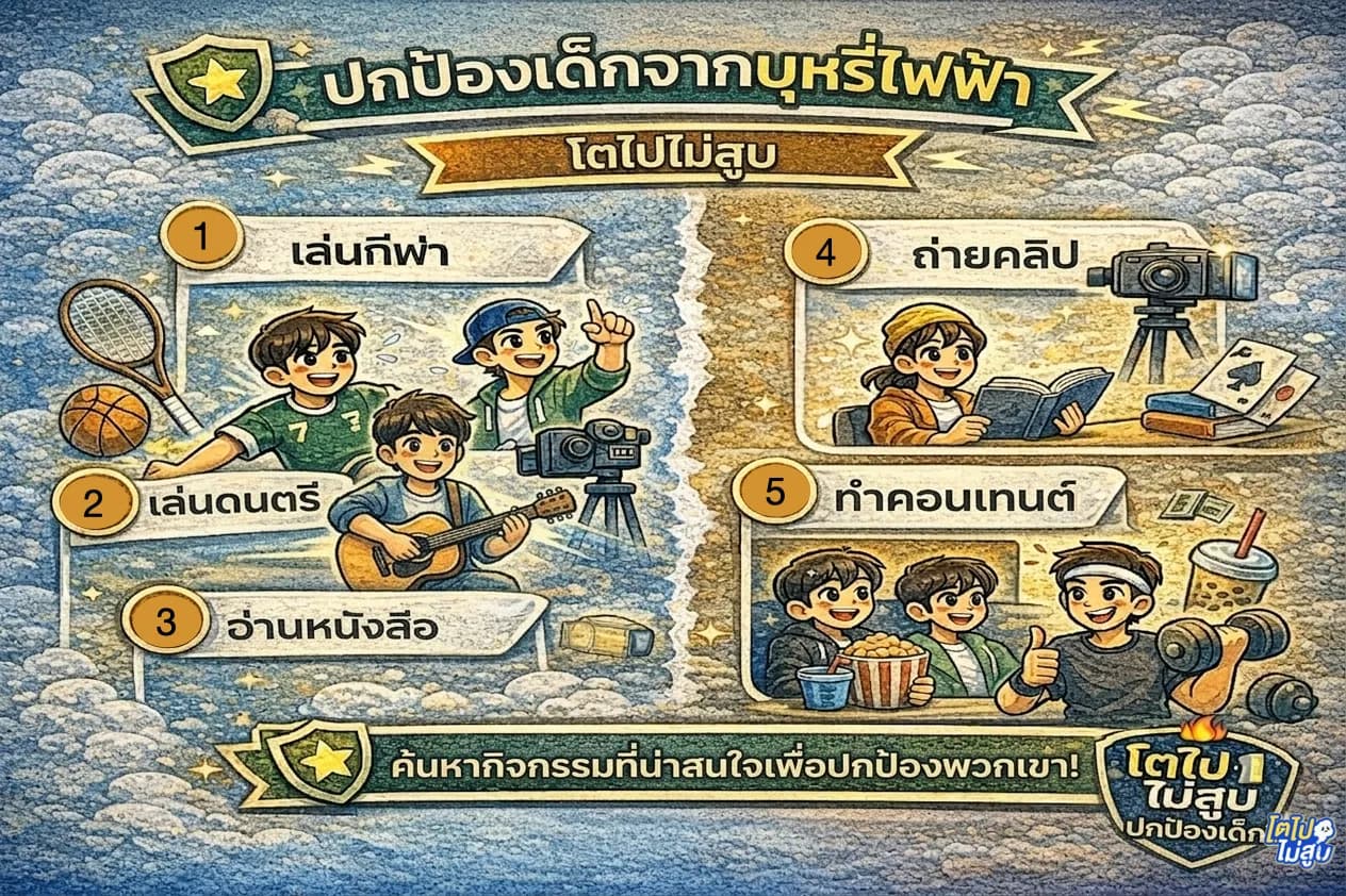 ชวนเพื่อนทำอะไรแทนสูบ
